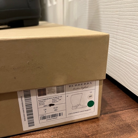 COPY - Simeon Vintage Check Moto Rain Boots - Picture 8 of 8